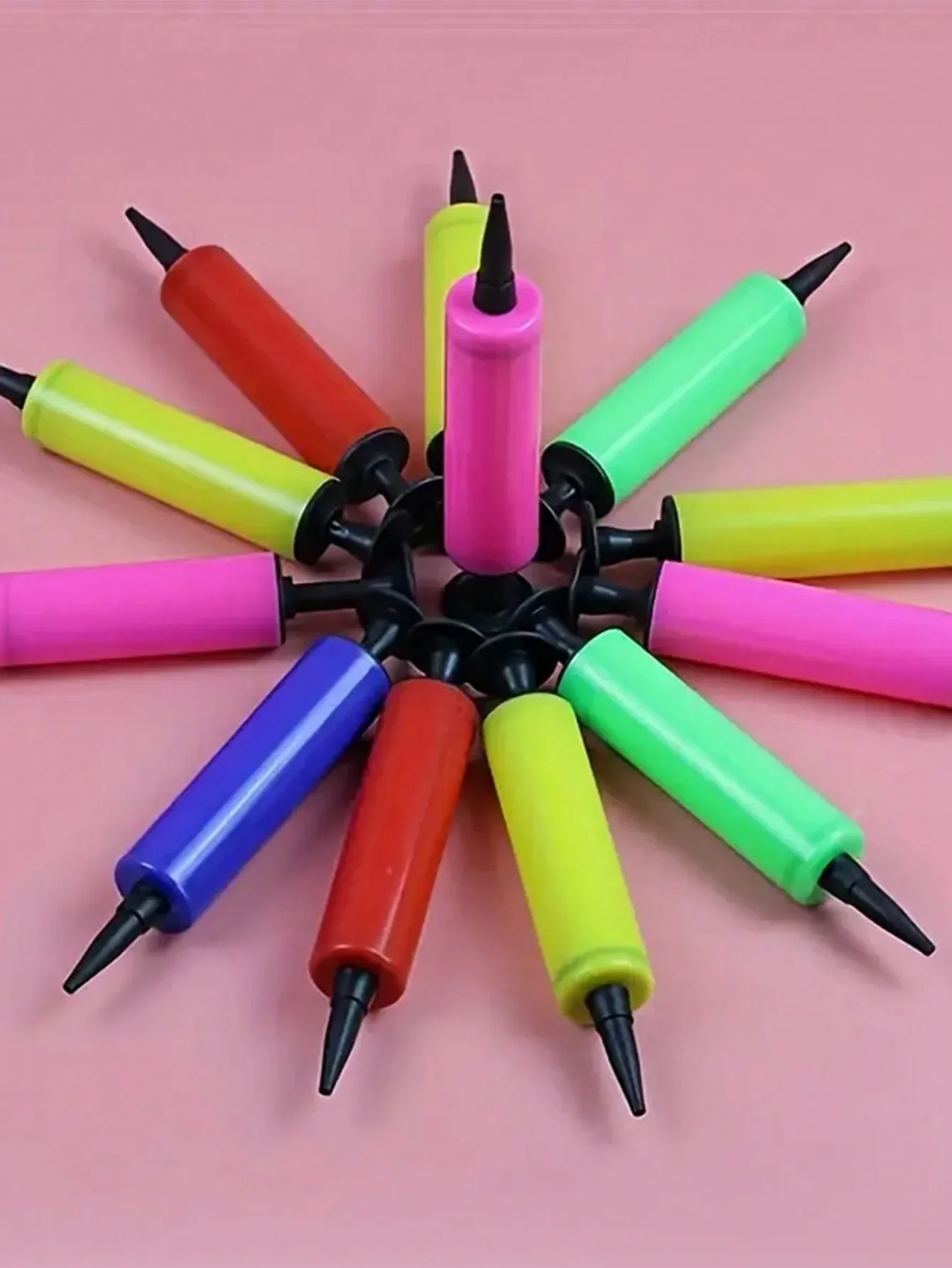 1/3/5PC Balloon Pump Balloon Glue Dot Portable Hand Push Balloons Inflator Accessories Wedding Birthday Party Celebration Tools