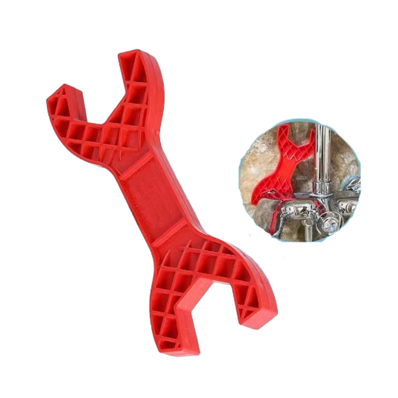 Kitchen Bathroom Accessory Plastic Multi-purpose Double Head Shower Wrench Levelling Tool Faucet Water Pipe Tap Spanner New