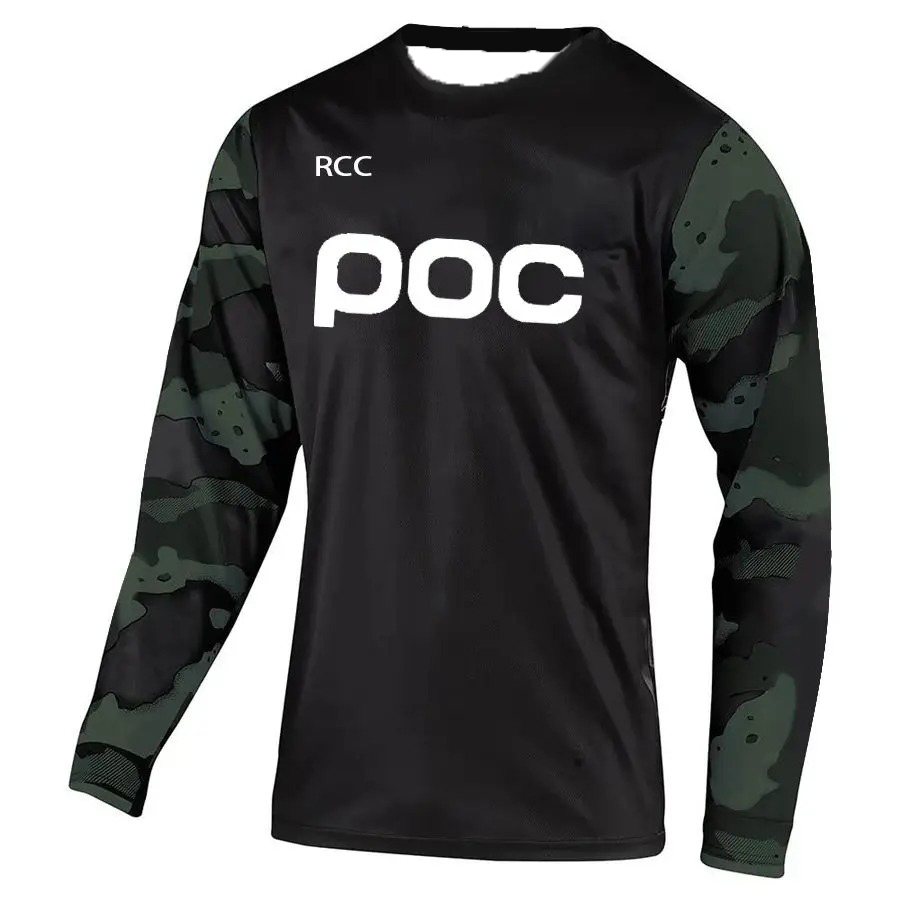 Men Breathable Mountain Bike Enduro Mtb Motocross Jersey Cycling Top off Road Riding Quick Dry Sports Top Cycling Top