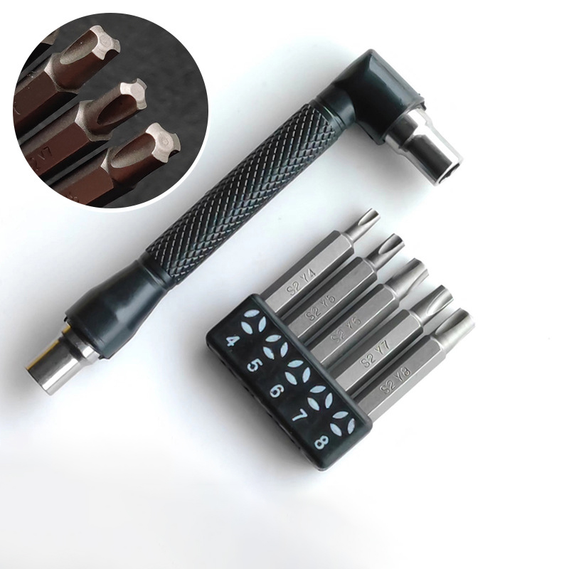 1/5/6pcs Special Shaped Metal Screwdriver Bit Hexagonal Head Screwdriver Set L-Shape Socket Wrench for Effortless Home Repairs