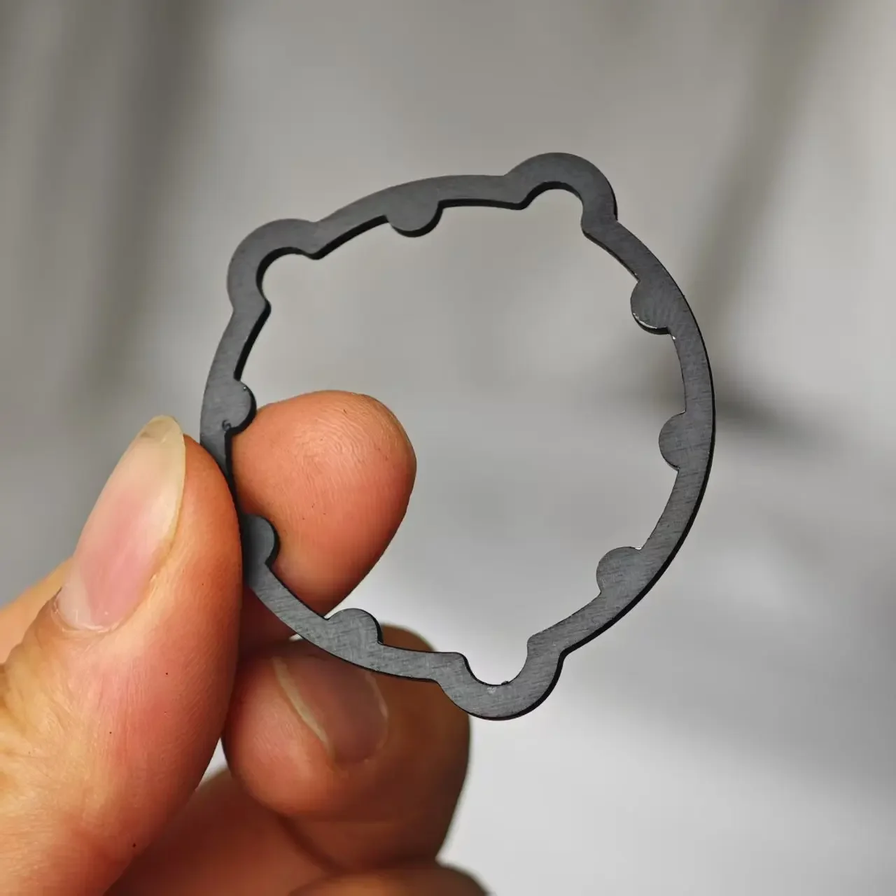 Aluminum alloy 7075-T6 crank washer, thickness0.5/1/ 2MM, suitable for SRAM 3-pin crank, adjust chainwheel offset, bicycle parts