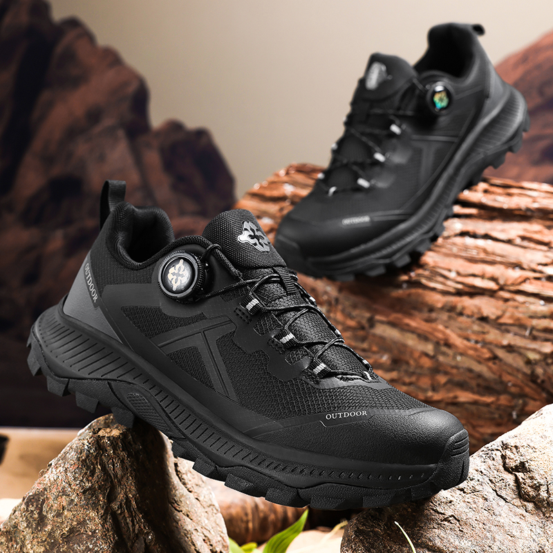 Hiking Shoes Male Waterproof Non-Slip Casual Sneakers Women Wear-Resistant Outdoor Walking Breathable Hiking Boots