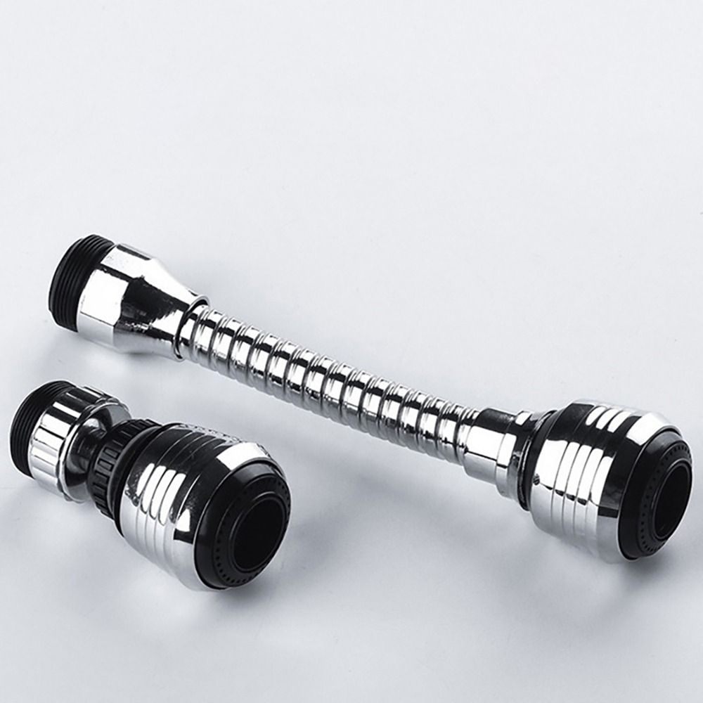 1Set Booster Nozzle Extender 360 Degree Faucet Anti Splash Head Universal Rotating Bubbler Dual Mode Water Saver Filter Nozzle