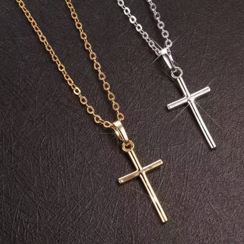 2PCS New Men's and Women's alloy Necklace Fashion Trend, Suitable For Men's And Women's Party Holiday