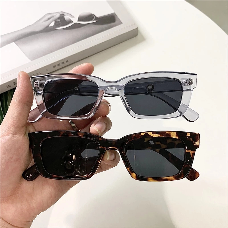 New Women Rectangle Vintage Sunglasses Brand sun glasses Designer Retro Sun Glasses Female Lady Eyeglass Cat Eye Driver Goggles