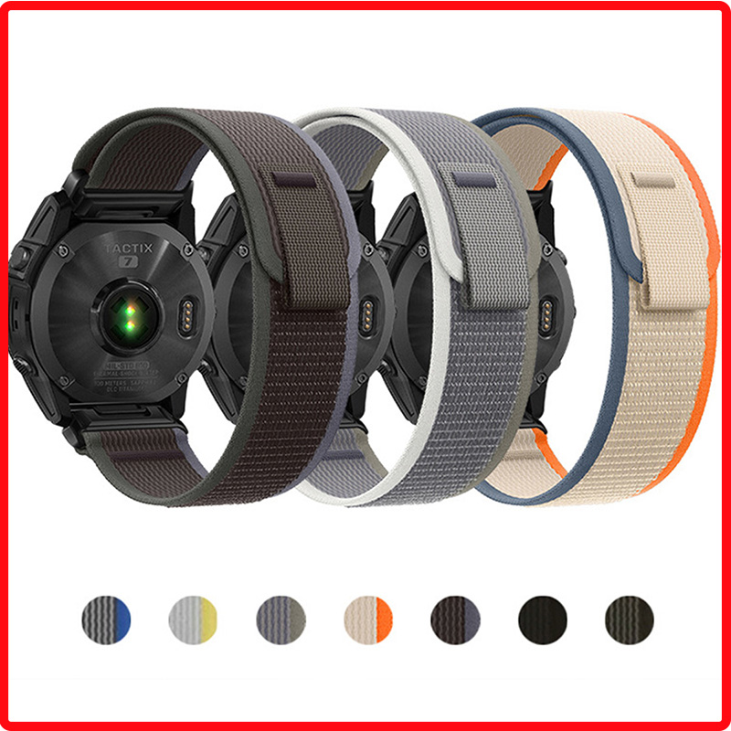 20mm 22mm Trail Nylon Loop Strap For Watch 7 6 5 4 40mm 44mm Fashion Bracelet Watch GT Runner 2/Ultimate 2