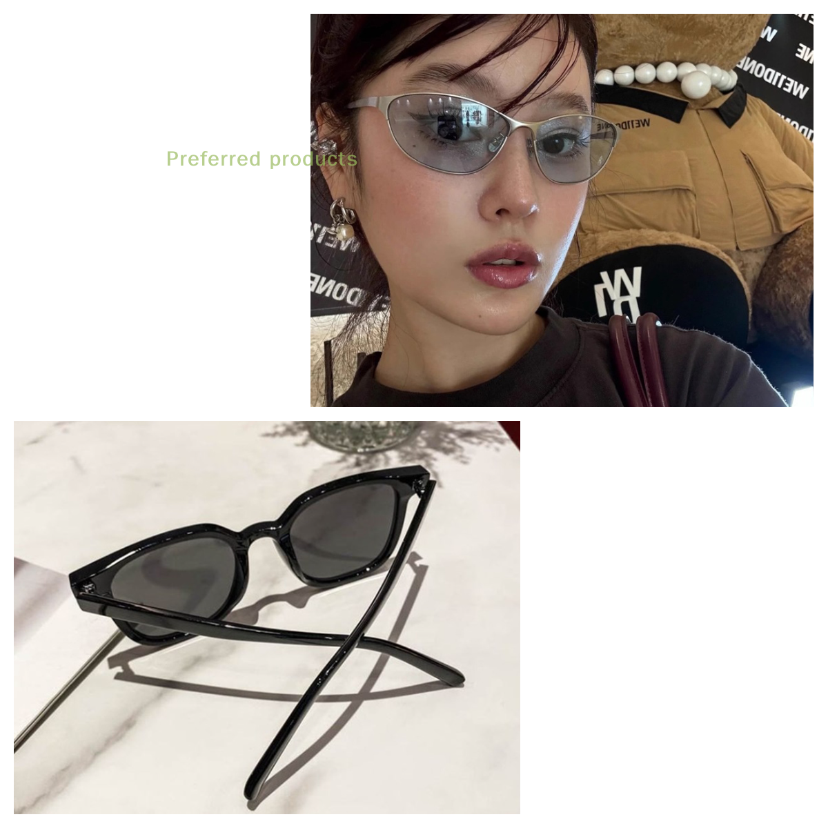1PC Women Y2k Sunglasses Cat Eye Designer Hot Girl Sun Glasses Steampunk Metal Frame Shades Uv400 Eyeglasses