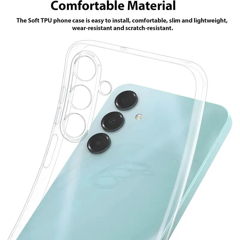 For Samsung Galaxy Z Fold 3 5G Case Clear Transparent Ultra Thin Camera Lens Full Protective Shockproof Fold3 Front Back Cover