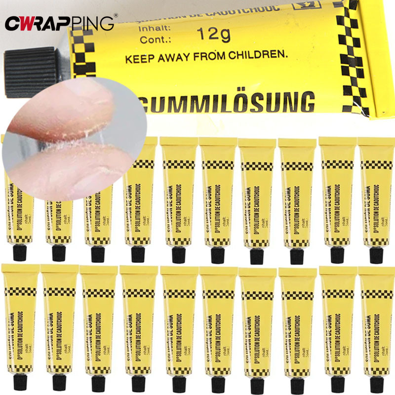 1-10Pcs Car Motorcycle Bicycle Tire Repairing Glue Inner Tube Puncture Repair Glue Agent Emergency Portable Car Tyre Glue Tools