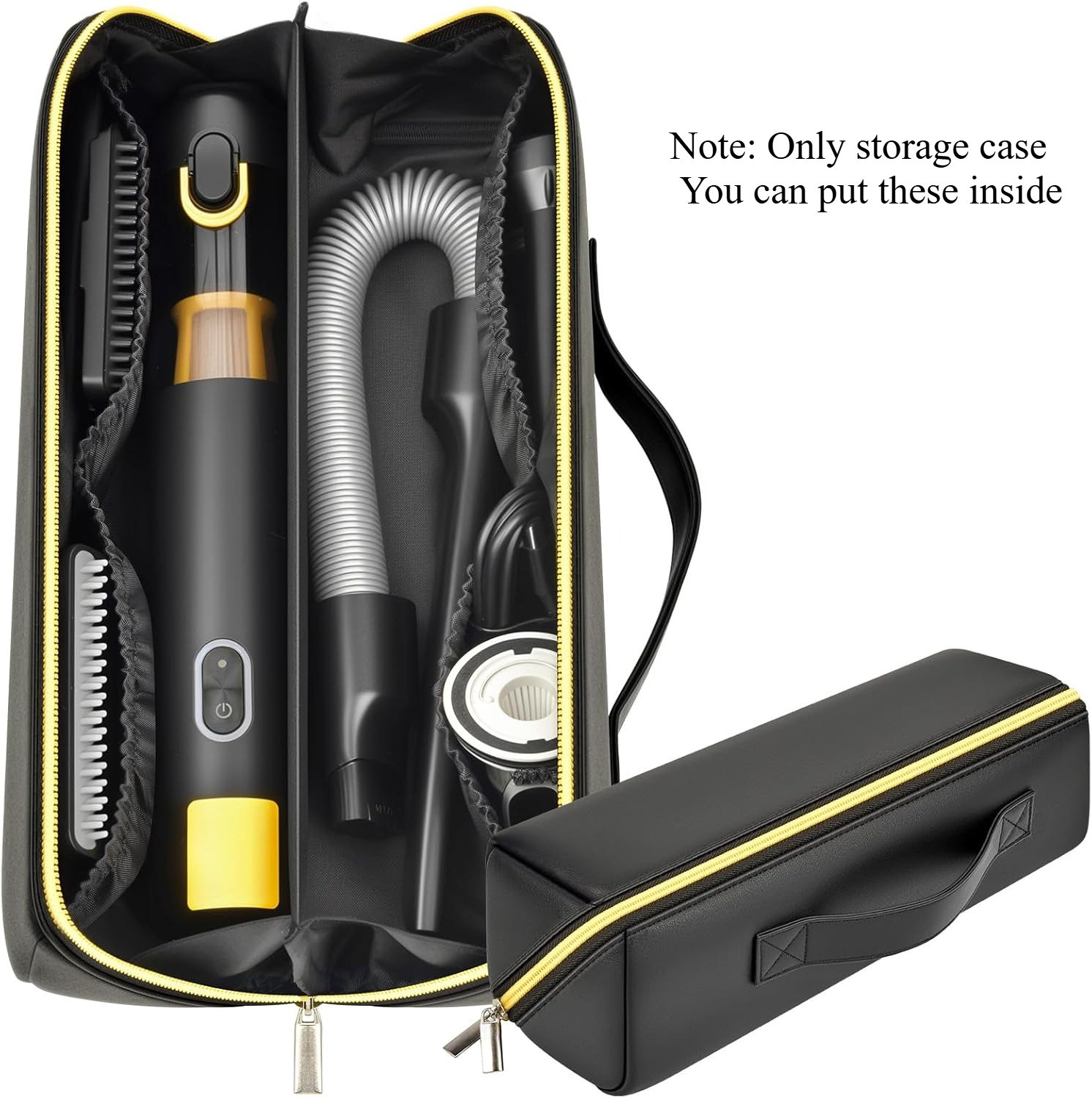 Bag for Fanttik Slim V8/ V10 APEX Car Vacuum, Portable Mini Cordless Vacuum Storage Holder for Suction Power, Type-C Charge, Car