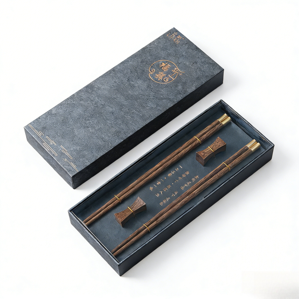 2 Pairs Reusable Chopsticks Chinese Wooden Chopsticks Sushi Chopstick Anti Slip Food Chop Sticks Household Tableware Set