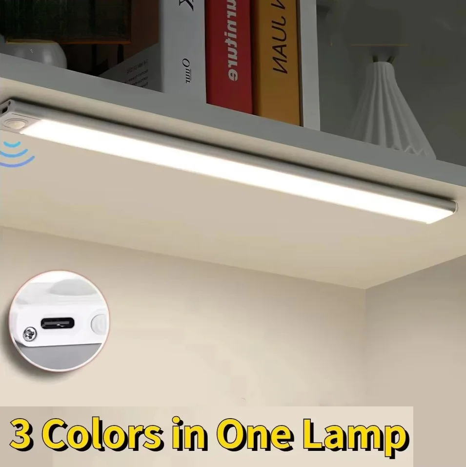 Smart Wireless LED Cabinet Light with Motion Sensor Rechargeable Magnetic Type C USB for Wardrobe Kitchen Emergency Lighting lightify
