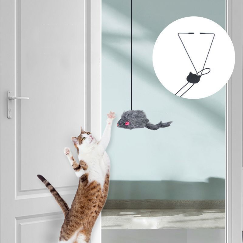 New Door Hanging Cat Toy Stress Relieve Living Hanging Toy for Living Room Hanging Kitten