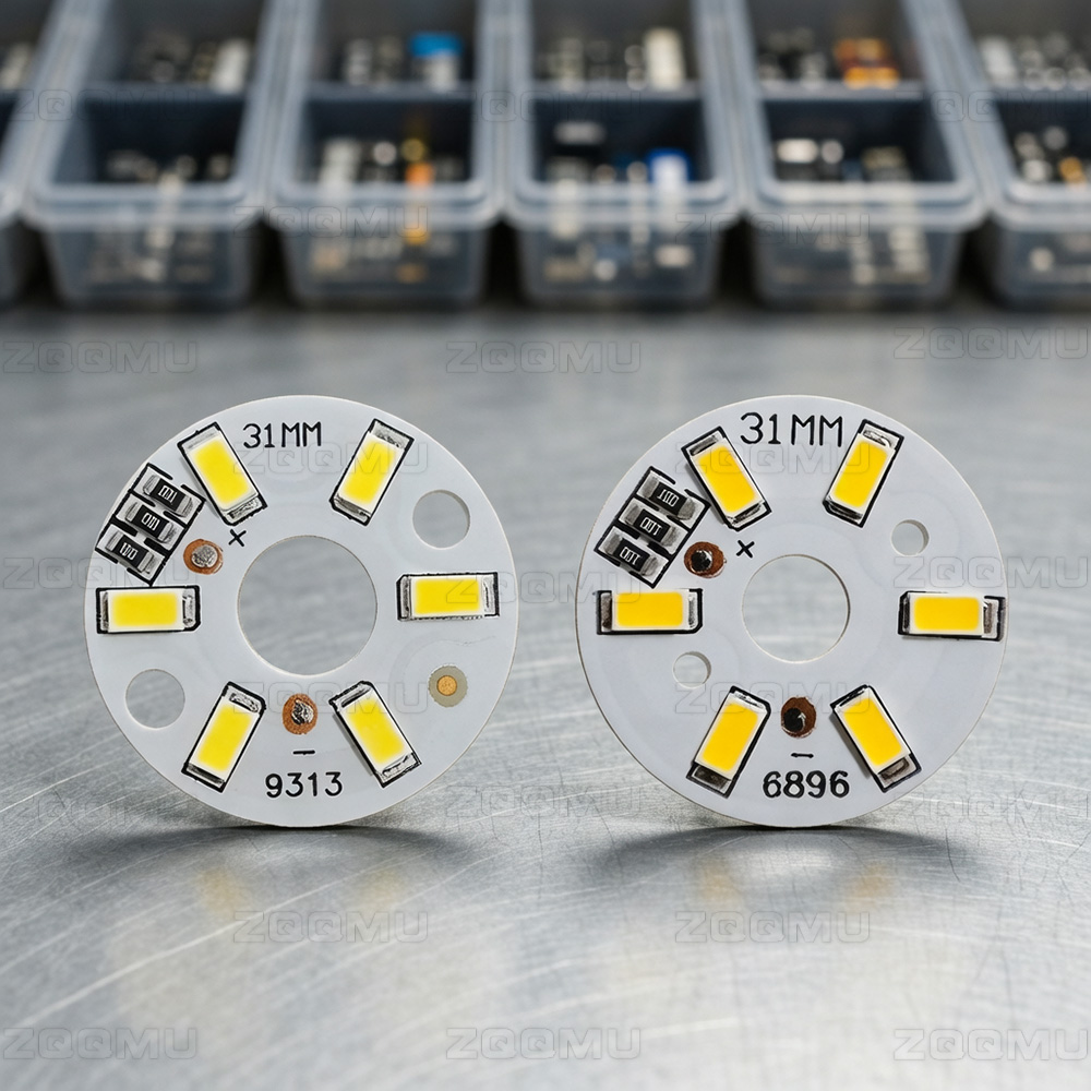 10PCS 3W SMD5730 LED DC 3V 5V Warm White Light Bulb 31MM Circular USB Lamp Board High Brightness Home DIY Night Light Module