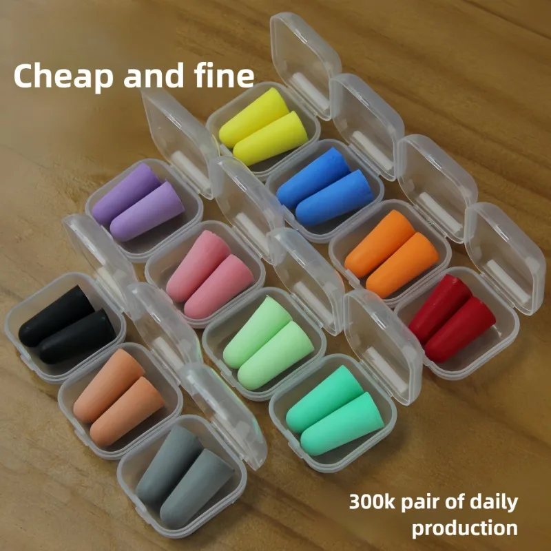 10 Pack Noise Canceling Earplugs for Sleep/Work/Study | Slow Rebound Foam & Industrial Soundproof Protection