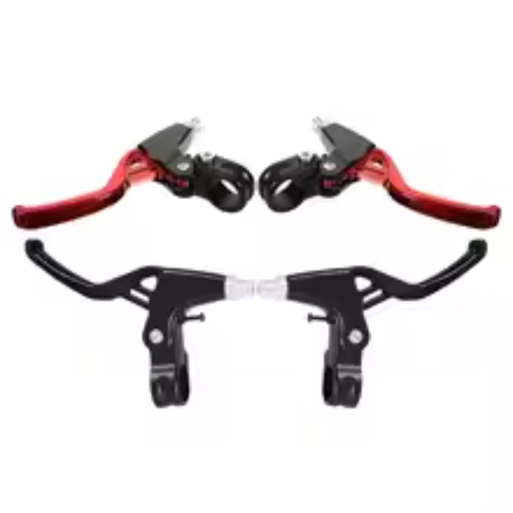 1Pair Bike Brake Lever Bicycle Brake Handle Bike Parts Aluminium Alloy Handbrake CF8