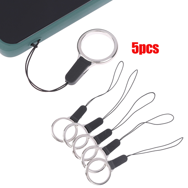 5Pcs High Quality Mobile Phone Finger Ring Holder Lanyard Fashion Smartphone Strap Cell Phone Accessory