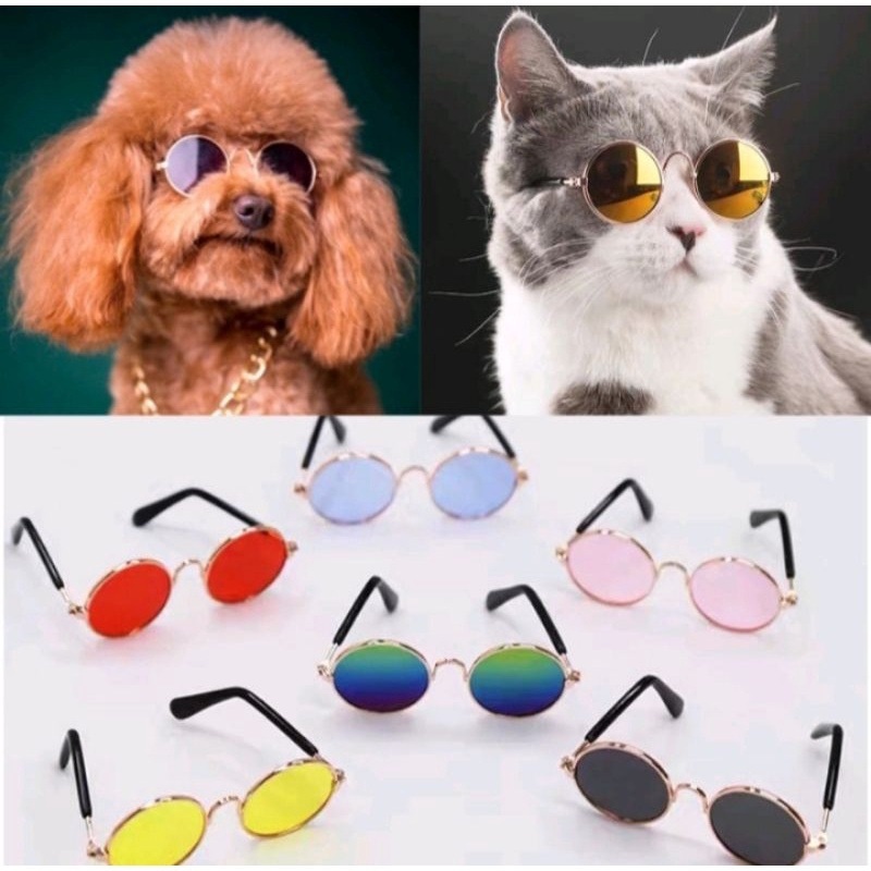 Pet Accessories Cat Glasses Non-slip Kitten Glasses Small Dog Sunglasses Puppy Kitty Cat Sunglasses Cosplay Costume Photos Props