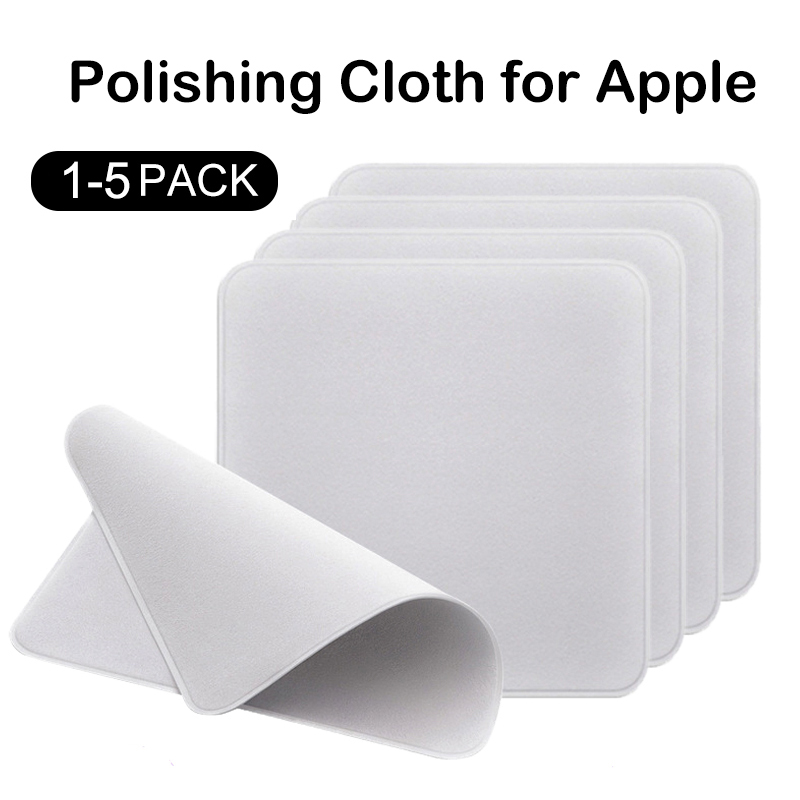 Polishing Cloth for IPhone 15 Watch Soft Double-Layer Fabric Screen Display Camera Polish Cleaning Wipe Cloth For Mac Book