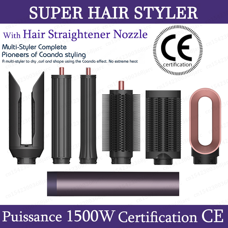 SenCiciMen X19 Hair Styler Curling Iron Hot Air Brush Curling Barrel Hair Dryer Salon Professional Curly Straight Hair Styler tinsol thermal brush