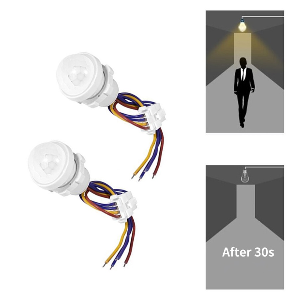 Infrared Motion Automatic Light Sensor IR Detector Switch DC 12V 24V AC 110V 220V Human Body Induction Night Lamp pen gpt