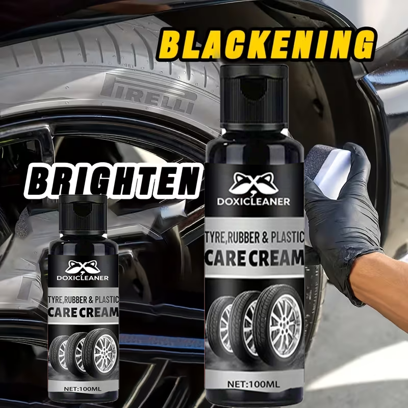 Tyre Gloss and Reviver - Quick-acting formula for tyres, plastics and rubbers - Long-lasting shine and protection - Say goodbye