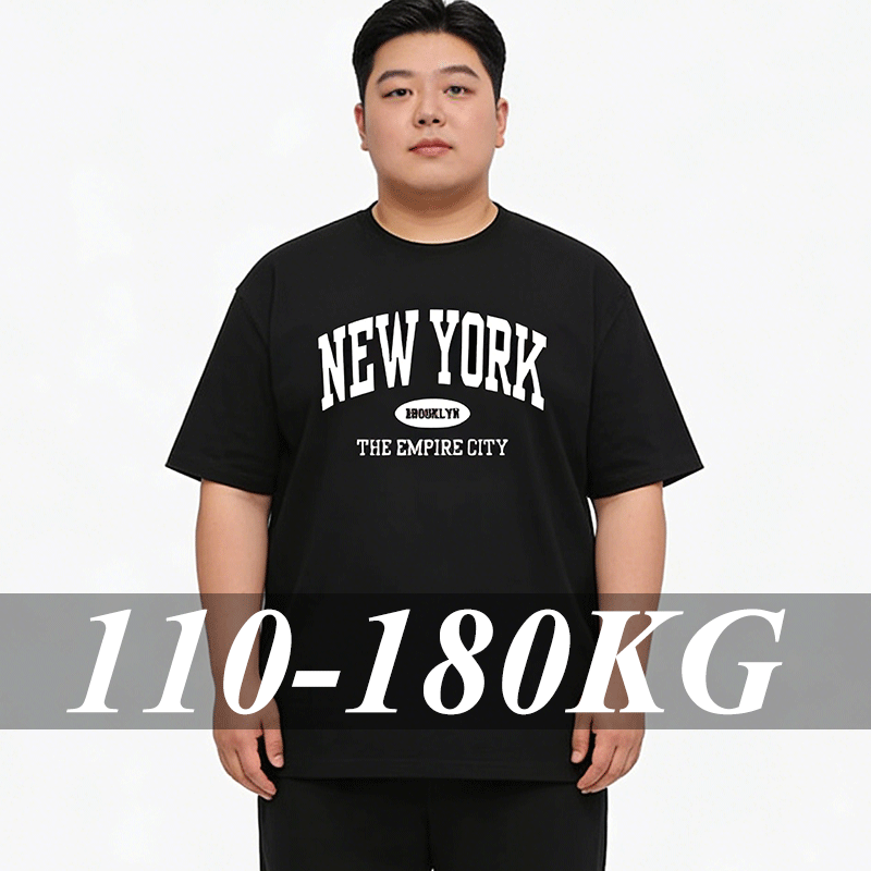 Plus Size Men T-Shirt 100% Cotton Minimalist Cartoon Graphic Fashion Streetwear Breathable Fabric Simple Stylish Style Tops Tees