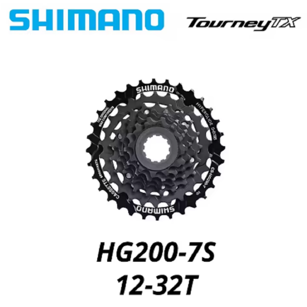 Shimano TOURNEY TX HG200 CS 7 8Speed Cassette Sprocket CS-HG200 7s 8S 8v 7v 12-28T 12-32T Mountain Bike MTB Chains 32T 28T