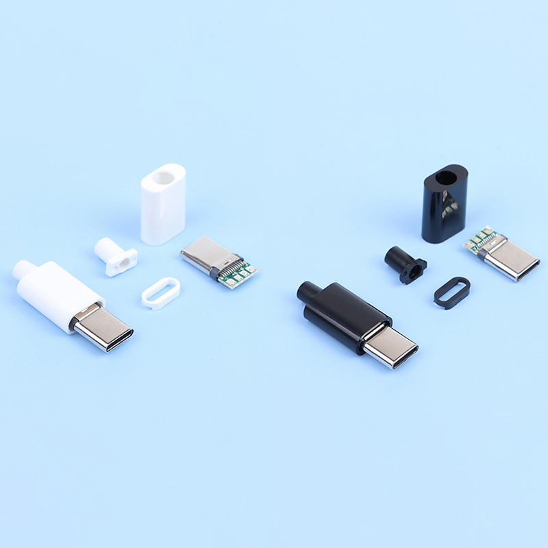 2set Type-C Mirco USB 3.1 High Current Fast Charging Connector Male Plug DIY Repair Accessories