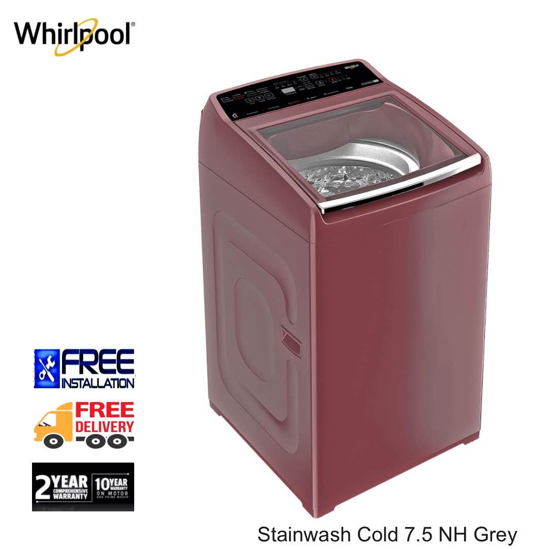 WhirlpooI 7.5 KG Top Load Washing Machine Stainwash Pro H 7.5 Hot Wash