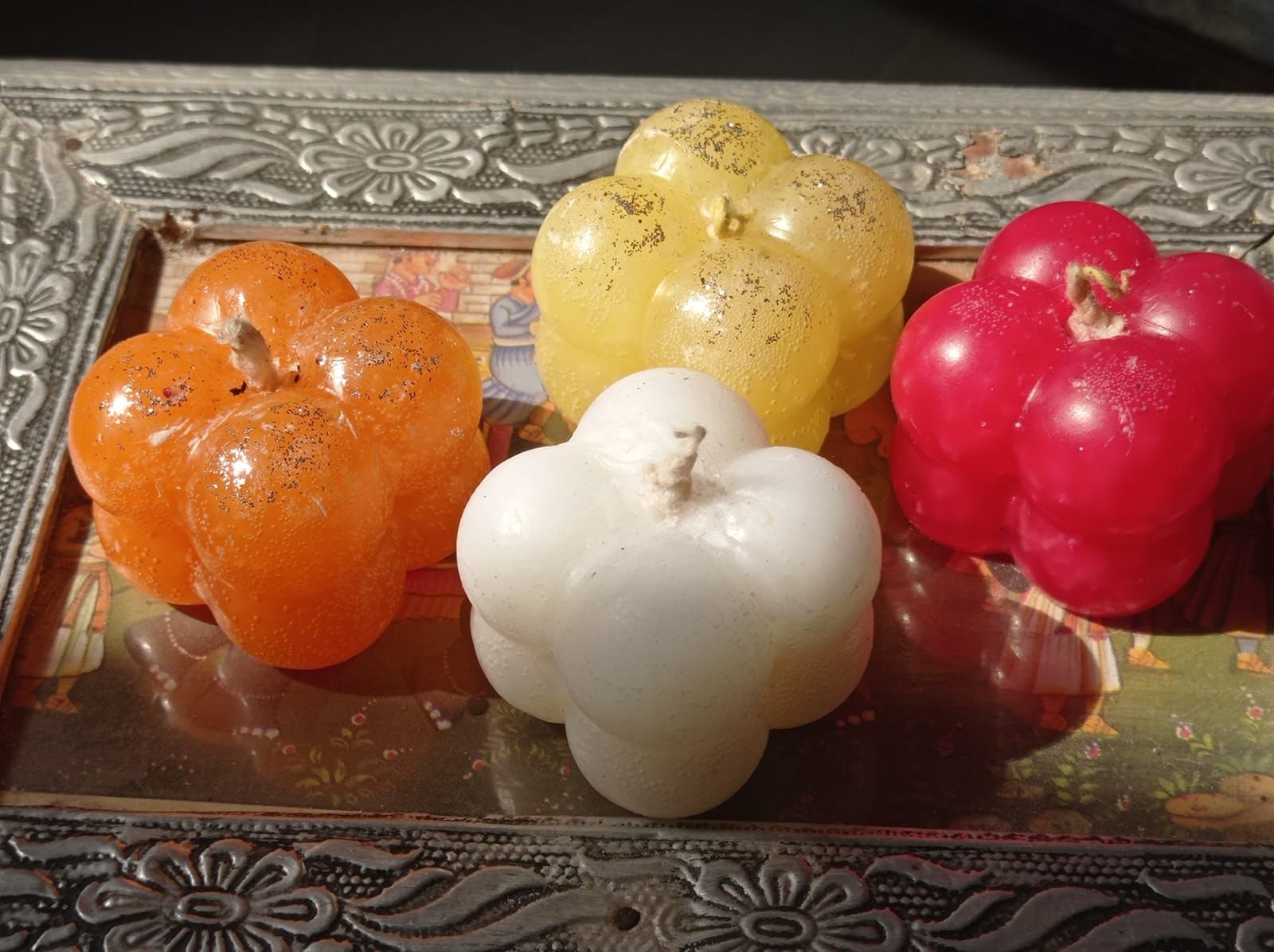 Small bubble candle pack of 4 for home decoration🎀