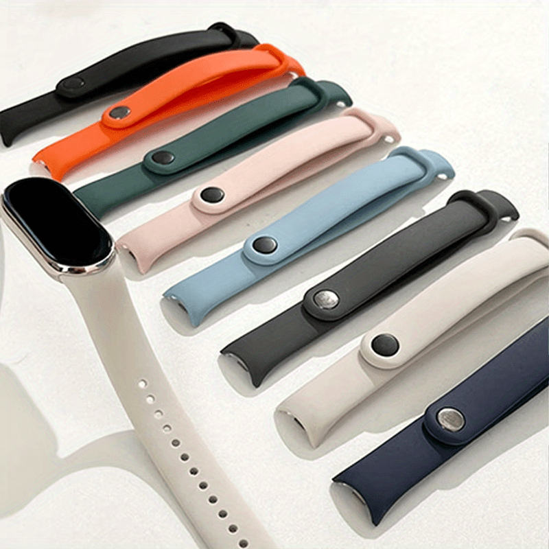 2PCS Sport Watch band For Xiaomi Mi band 10-NFC Strap Replacement miband10 Bracelet Official silicone Xiaomi band 9-8 Accessorie