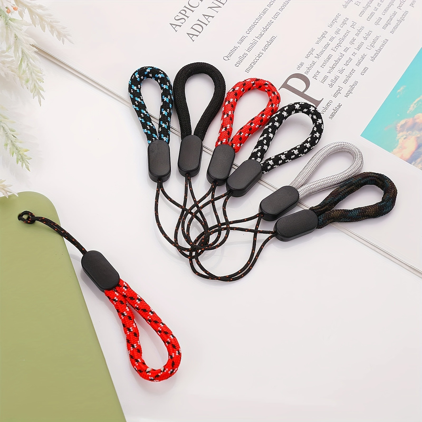 3/5pcs Mobile Phone Strap Short Lanyard for iPhone Cellphone Holder Lanyards Wear-resistant for Keys ID Card Strap Handheld Rope