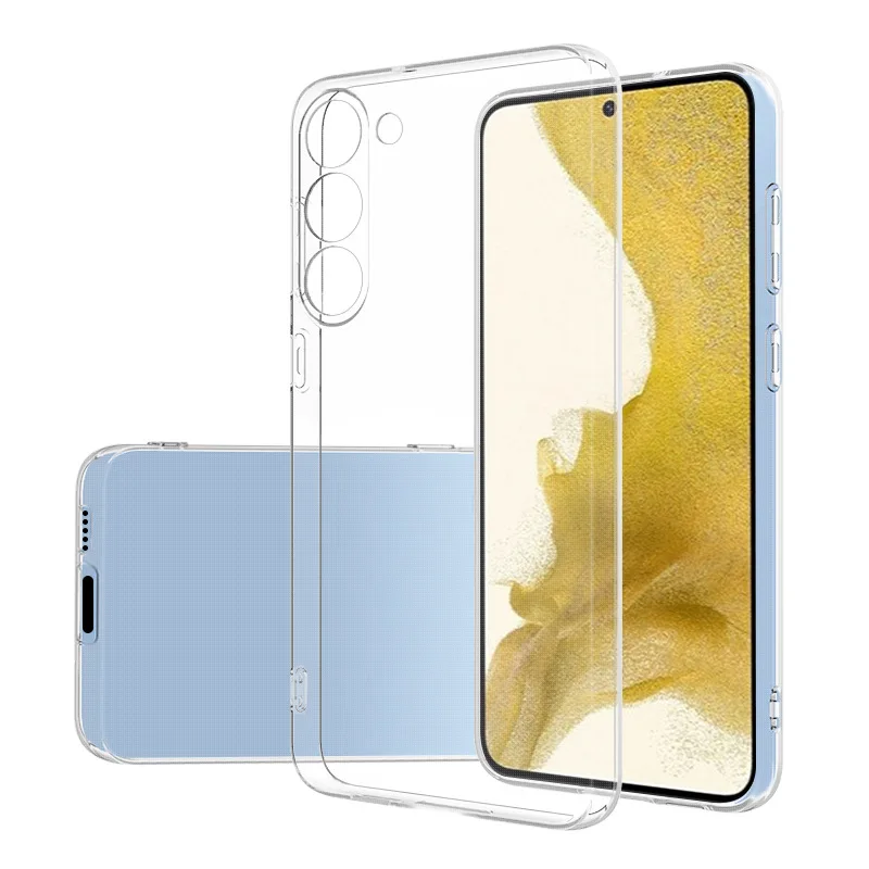 TPU Clear Transparent Phone Case For S20 S21 S22 S23 S24 S25 Plus UItra S20 FE Simple Slim Soft Protective Cover