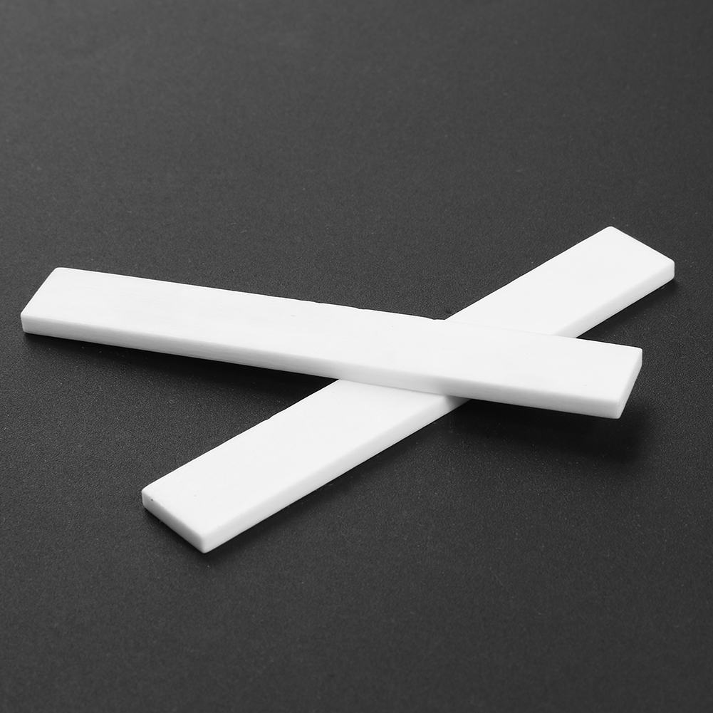 2pcs Guitar Bridge Saddle Professional Buffalo Bone Electric Guitars String Saddle Blank Replacement Guitar Accessories