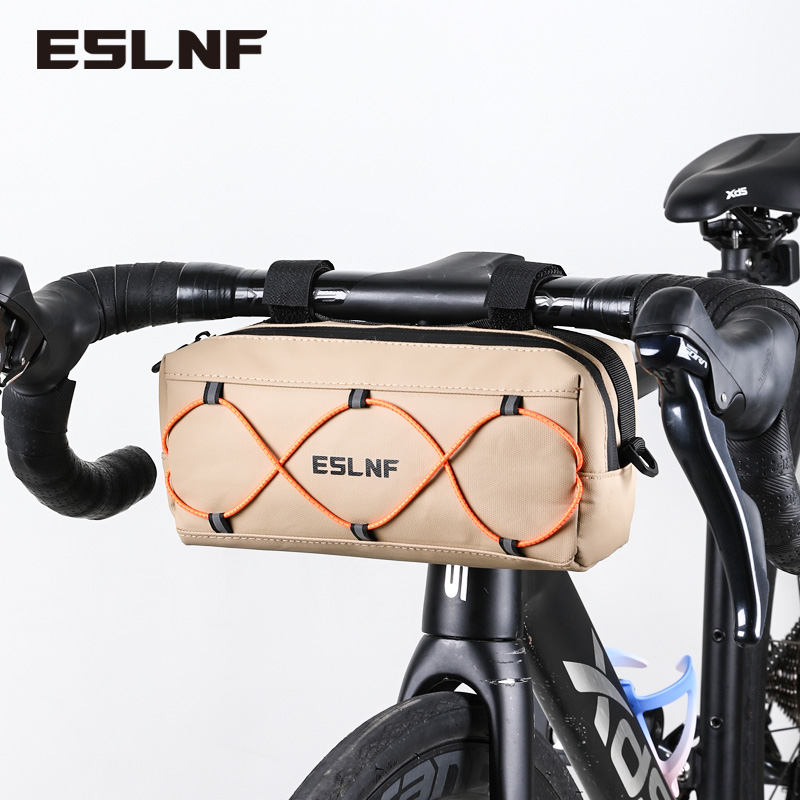 ESLNF Bike Tube Bag Mountain Road Bike Large Capacity Hard Shell Waterproof Front Handlebar Pack Bike Riding Equipment