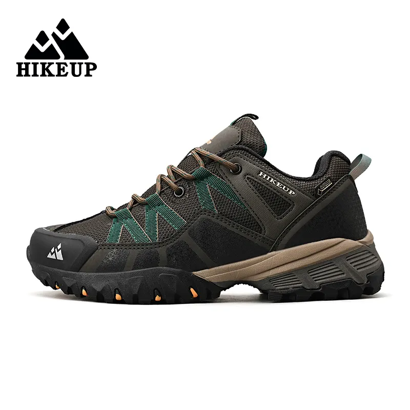 HIKEUP Men Hiking Shoes Non-slip Wear Resistant Climbing Shoes Outdoor Trekking Sneakers For Men Trekking Mountain Shoes - image 1