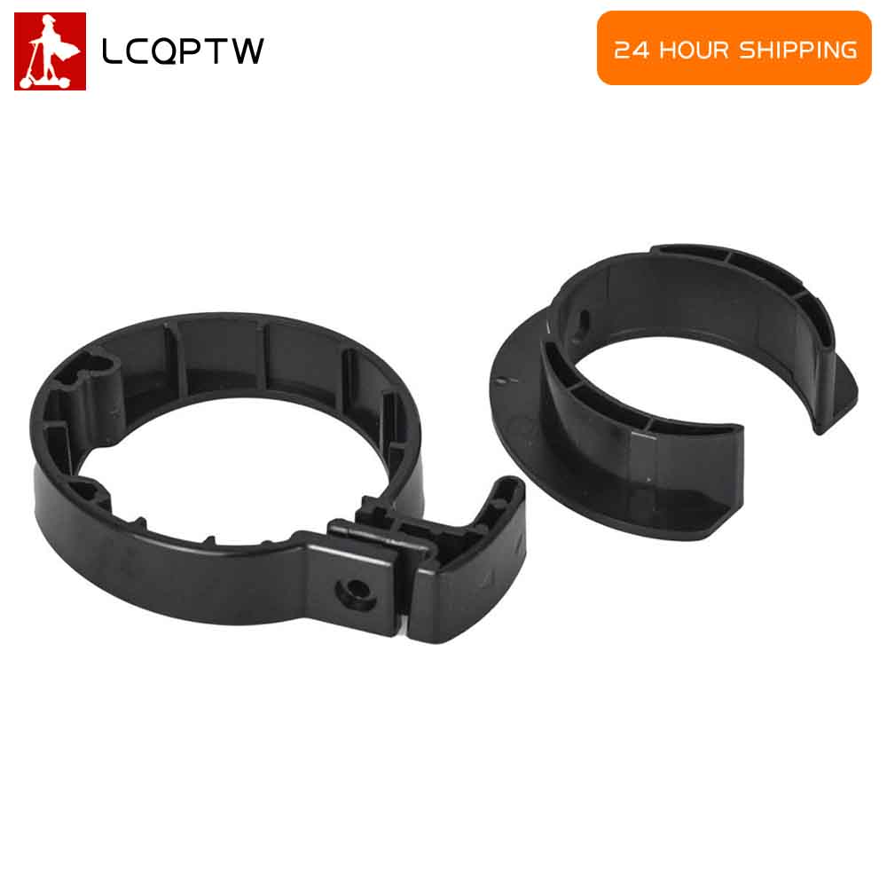 Front Tube Stem Folding Round Guard Mount For Xiaomi Mijia M365 Electric Scooter Circle Clasped Guard Ring Buckle Insurance