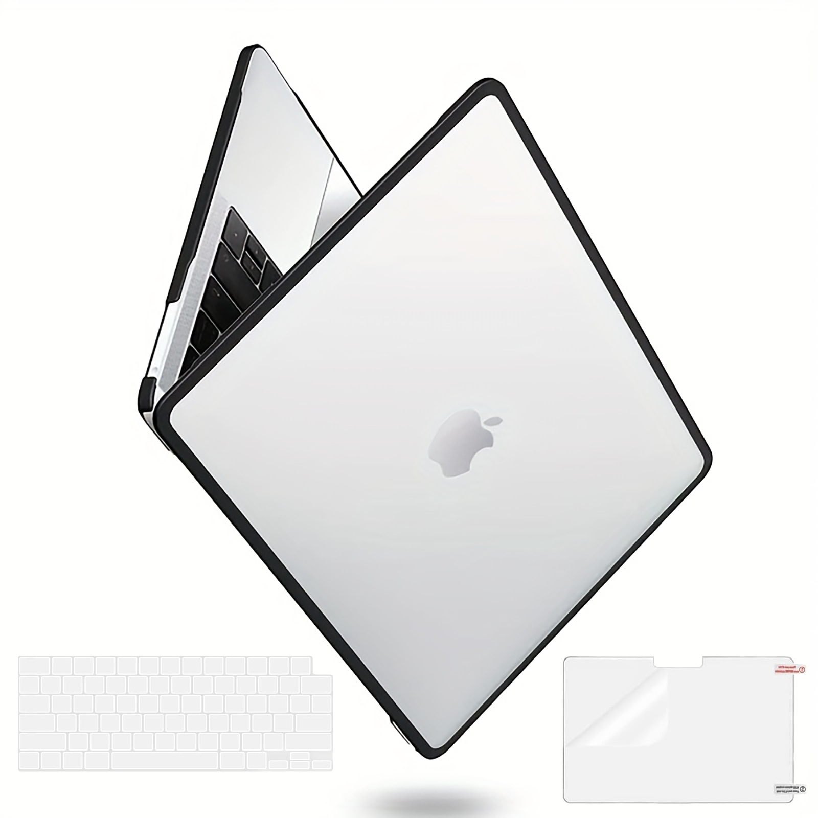 2026 New Case For MacBook Pro 14 inch M5 Air 13 M5 Case, Soft-Edge TPU Laptop Cover&Keyboard Cover&Screen Protector For Air 15''