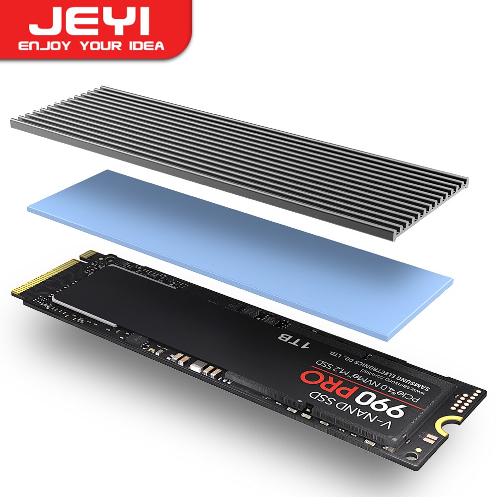 M.2 Heat Sink Pure Copper NVME NGFF M2 2280 Solid State Hard Disk，B80 Thin Heatsink Gasket For Desktop PC Notebook
