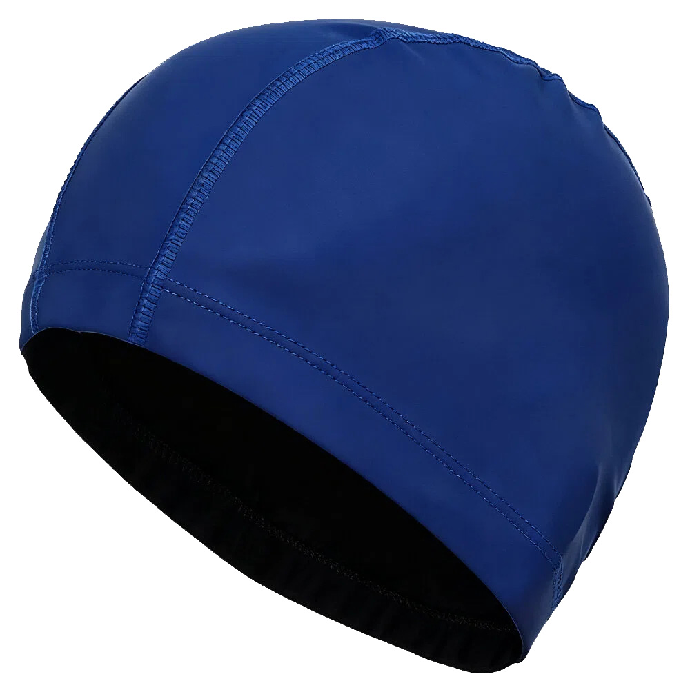 PU Fabric Swimming Cap Men Women Waterproof Swim Pool Hat Water Sport Protect Ears Long Hair Bathing Caps Plus Size for Adults