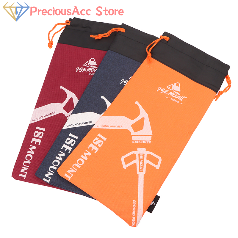 Oxford Cloth Tent Pegs Nails Storage Bag Portable Stake Bags Drawstring Organizer Outdoor Camping Travelling Supplies