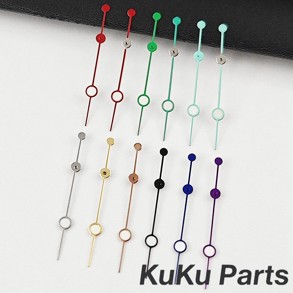 Black Grey NH35 SUB Hands C3 Luminous Watch Hands For NH34 NH35 NH36 4R NH38 NH70 NH72 Movement NH35 Ghost Watches Pointers