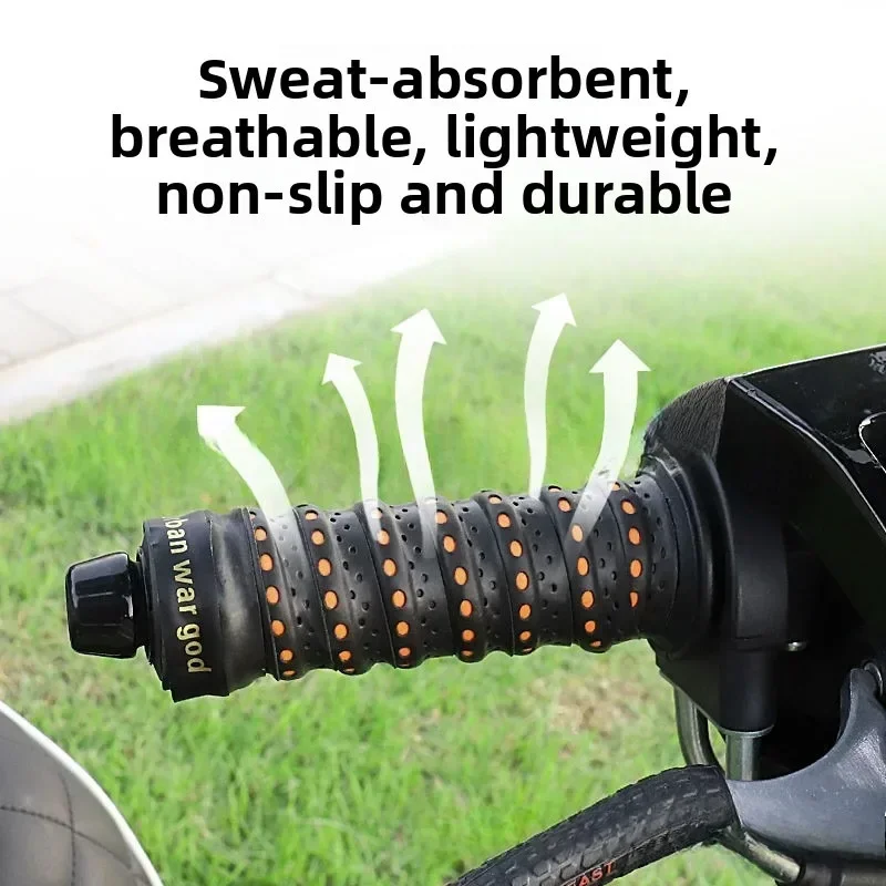 Bike Handlebar Tape Shock-absorbing Bike Bar Tape Breathable Non Slip Handlebar Tape for MTB Road Bike Motorcycle Accessories