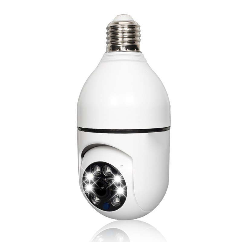 Wifi E27 Bulb Surveillance Camera 1MP Night Vision Automatic Human Tracking Digital Zoom Video smart home Security Monitor Bles Online DZ-23B-18