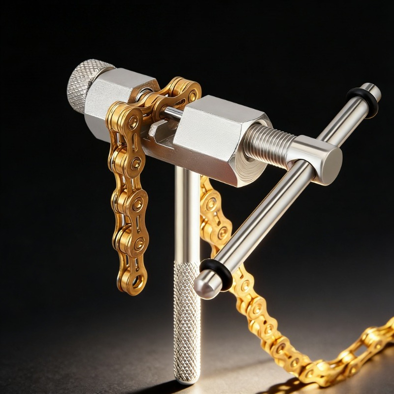 Portable Bike Chain Cutter Tool Heavy Duty Chain Breaker for MTB Road Bicycle Chain Link Removal Repair Hand Tool Kit
