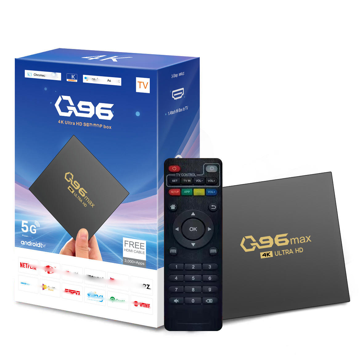 4K Tv Box 2+16Gb Android Smart Tv Box With Reliable Network Tv Box Video Player Android