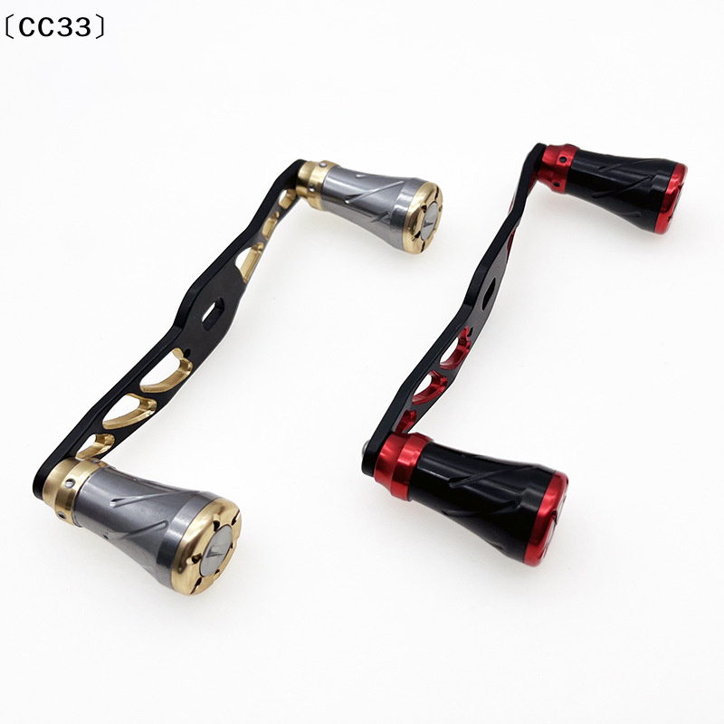 Outdoor Fishing Water Drop Reel Fishing Reel Handle Aluminum Alloy Water Drop Reel Conversion DIY Accessories