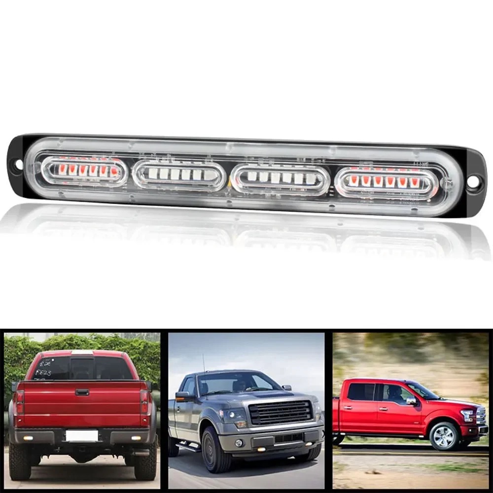 Truck LED Strobe Warning Light Blue and Red Light Flashing Car Side Marker Light 12V 24V LED Signal Light