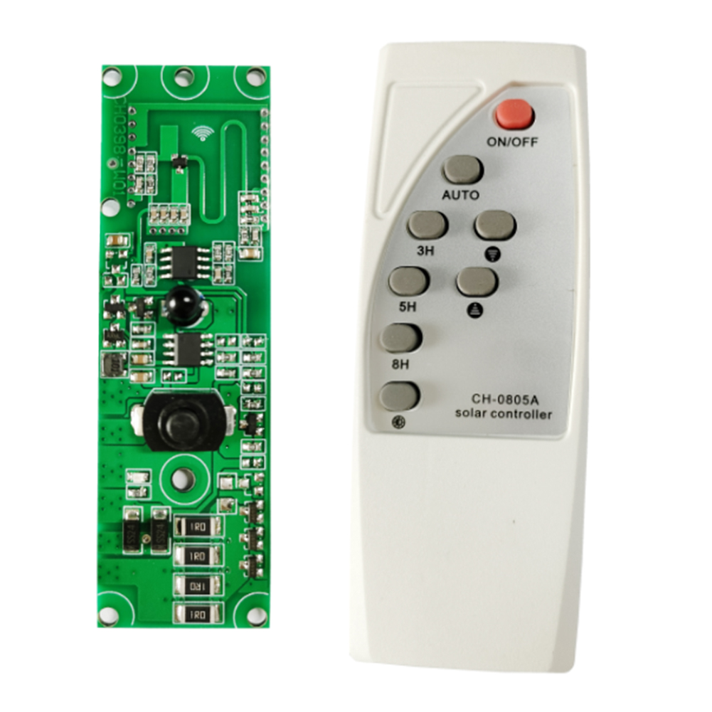 3.2V 3.7V Microwave Radar Body Induction Solar Wall Light Switch Circuit Board Remote Control Solar LED Driver Controller Board